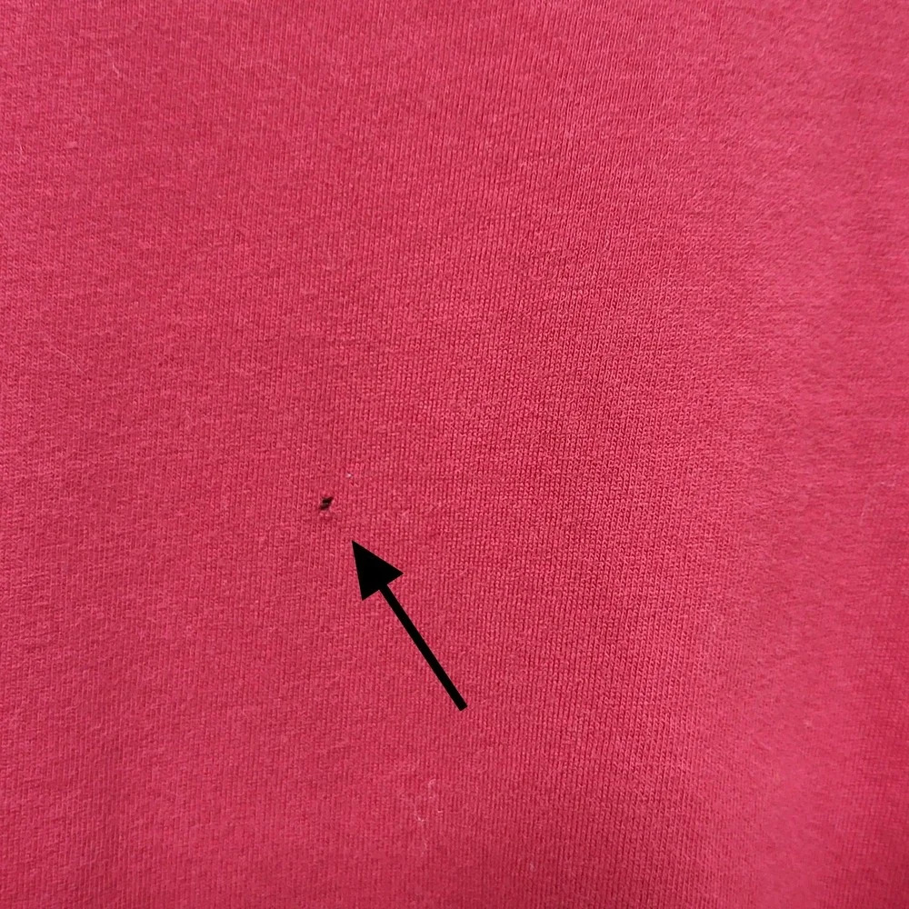 Jordan Mens Red Black Geometric Maze Graphic Pocket T-Shirt Size Large Jumpman